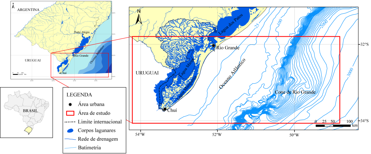 2 Aplicação de Ferramentas de Visualização Tridimensional na Modelagem Geomorfológica da Região Sul da Província Costeira do Rio Grande do Sul INTRODUÇÃO O litoral do Estado do Rio Grande do Sul