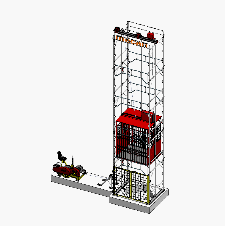 ADEQUAÇÕES DOS ELEVADORES A CABO DE AÇO. 1 - Principais modificação da torre/cabina.
