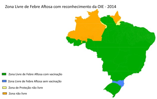 3) Comprovar: a) A existência de um sistema de vigilância para FMD e FMDV; b) Políticas de detecção rápida, prevenção e controle implementadas; c) Vacinação regular; d) Que as vacinas