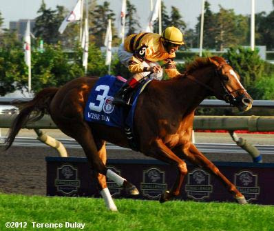 APFT - Jornal Informativo - 18/09/12 - Página 2 de 8 2 RESULTADO CLÁSSICO ESTADOS UNIDOS CLÁSSICOS CANADÁ (CAN) BELMONT PARK - 15/09 GARDEN CITY STAKES, G1 1800m Grama Potrancas de 3 anos 1 48 3/5.