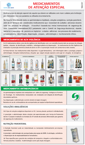 Medicamentos de atenção especial Tem processos distintos dos demais medicamentos Alguns são