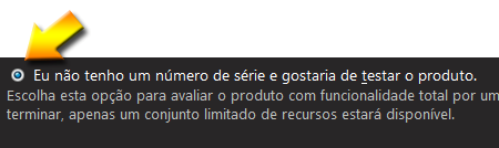 13. Um contrato de utilização será exibido. Selecione a opção Eu aceito os termos no contrato de licença e clique no botão Avançar. 14.