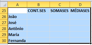 P á g i n a 23 =CONT.SES(intervalo_critérios1; critérios1; [.