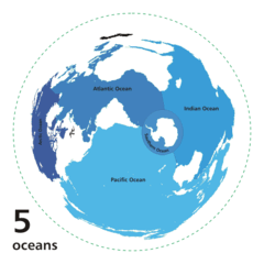 Oceano e mar Um oceano é o principal componente da hidrosfera; um corpo de água contínuo que contém água salgada Um