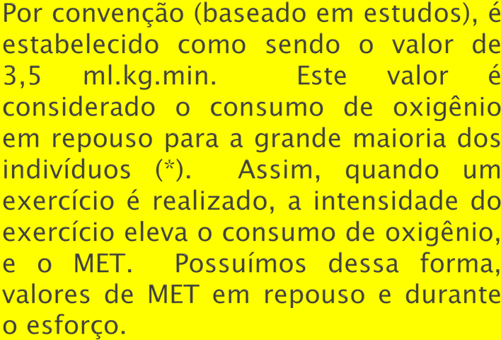 Ou seja: VO2R = VO2máx VO2 repouso Da mesma forma, a FCR é entendida como a diferença da Frequência cardíaca