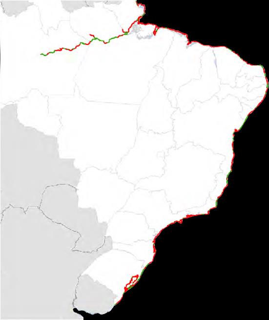 Brasil Dados Gerais Área total 8.516.767 Km² 22.037 Km de vias navegáveis Estados 27 Litoral 8.