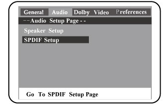 CONFIGURAÇÃO DO SISTEMA Menu de configuração de áudio Seleccione a opção Áudio de modo a aceder a este menu.