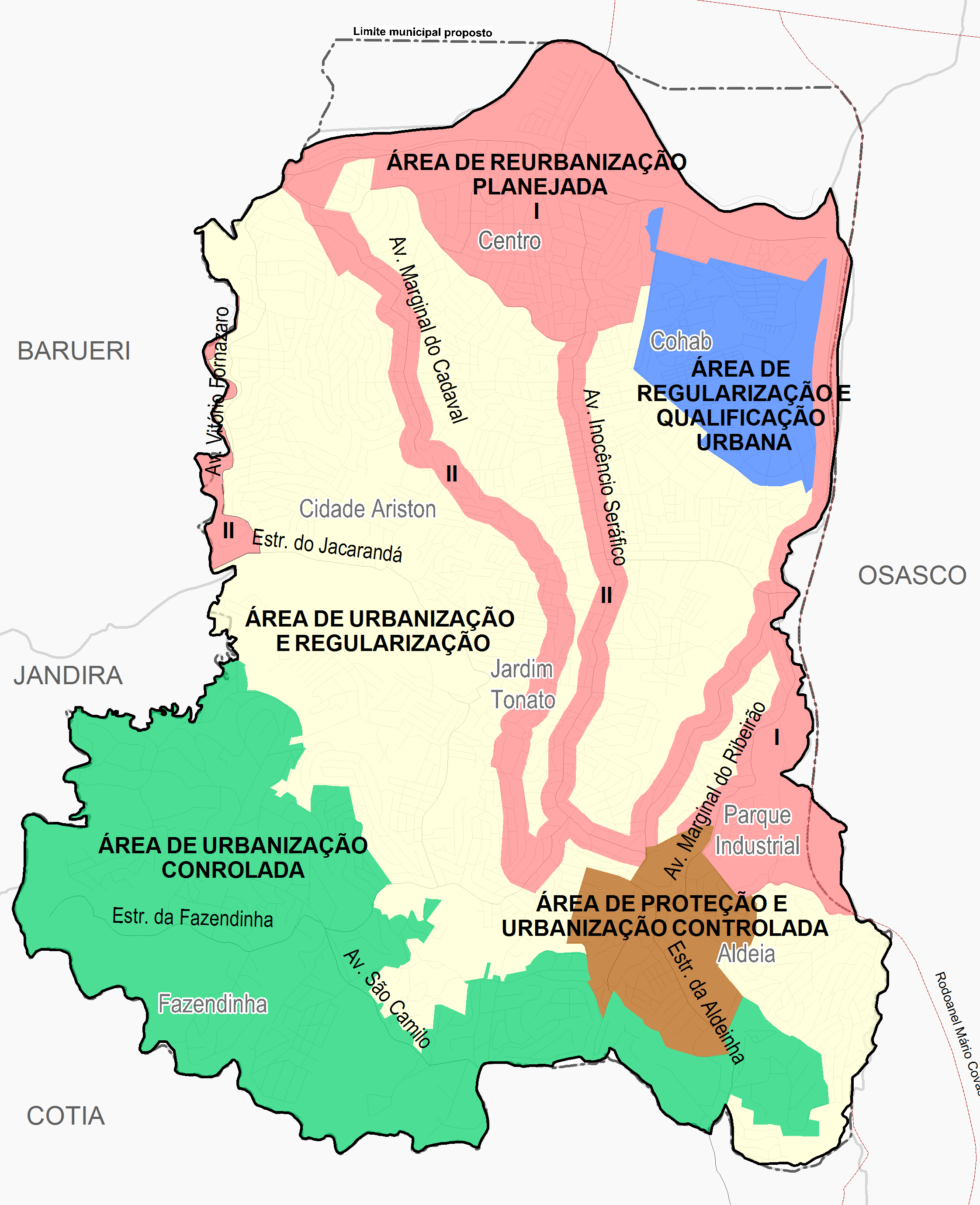 Transferência do direito de construir Demarcação de ZEIC Operação urbana e projeto especial Regularização fundiária e qualificação dos espaços públicos ZEIS ZEIC e