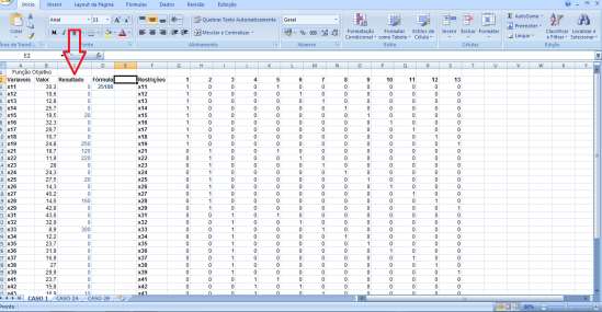 4. RESULTADOS E DISCUSSÃO Figura 4: Modelo de programação linear do caso 2 opção B.