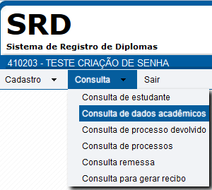 II. Se houver alteração de dados clicar em Gravar para confirmar a(s) modificação(ões) realizada(s). Aparecerá a tela mostrada na figura 31. Figura 31 III.