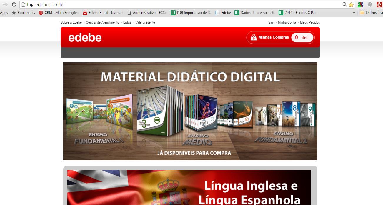 Procedimento de Compra Material Didático 1. Acessar o site http://loja.