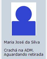 Todos funcionários cadastrados da loja ficarão na lista, como no exemplo abaixo.