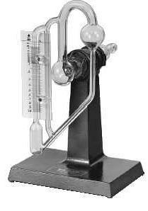 Instrumentos de referência Pressão Absoluta - O manômetro McLeod é um instrumento de laboratório