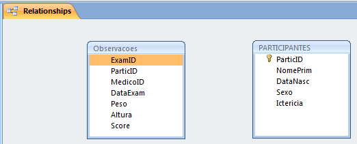 5. Se o Access lhe perguntar se quer incluir uma chave primário, diga que não. Se disser que sim, ele irá criar uma nova variável para a chave primária. 6.