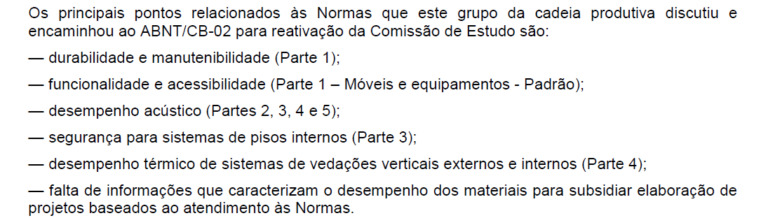 REATIVAÇÃO DA COMISSÃO DE ESTUDO DESEMPENHO REVISÃO DA