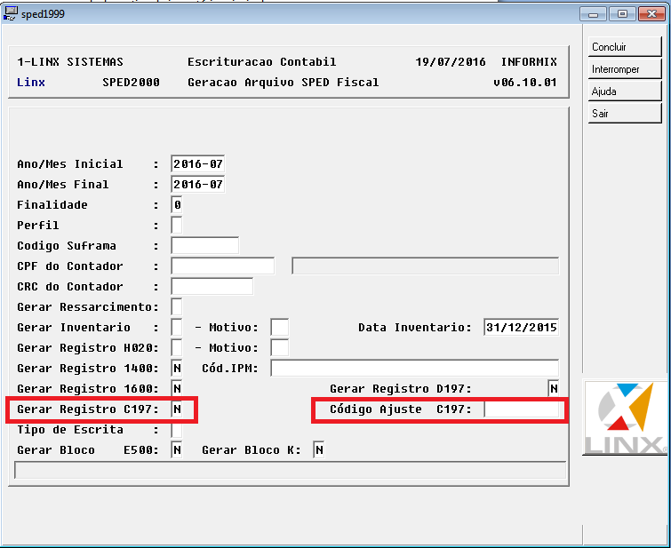Incluído um novo campo na tela do programa: Gerar registro H020?. Se escolhido, o arquivo vai gerar dois registros H005, um para inventário sem alteração de ST e um para os itens que foram alterados.