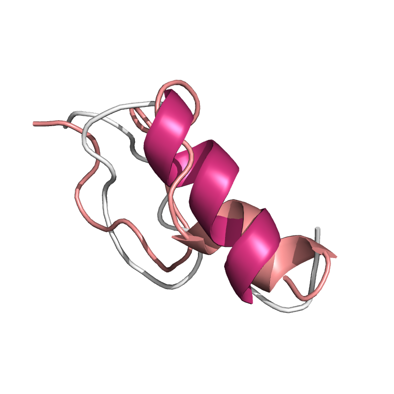 7.1. Predição das Estruturas Terciárias da 1VII, 1LE0 e 1FSD 104 Como é possível observar, a estrutura que apresentou o menor valor de RMSD foi a 1LE0 PID 478.