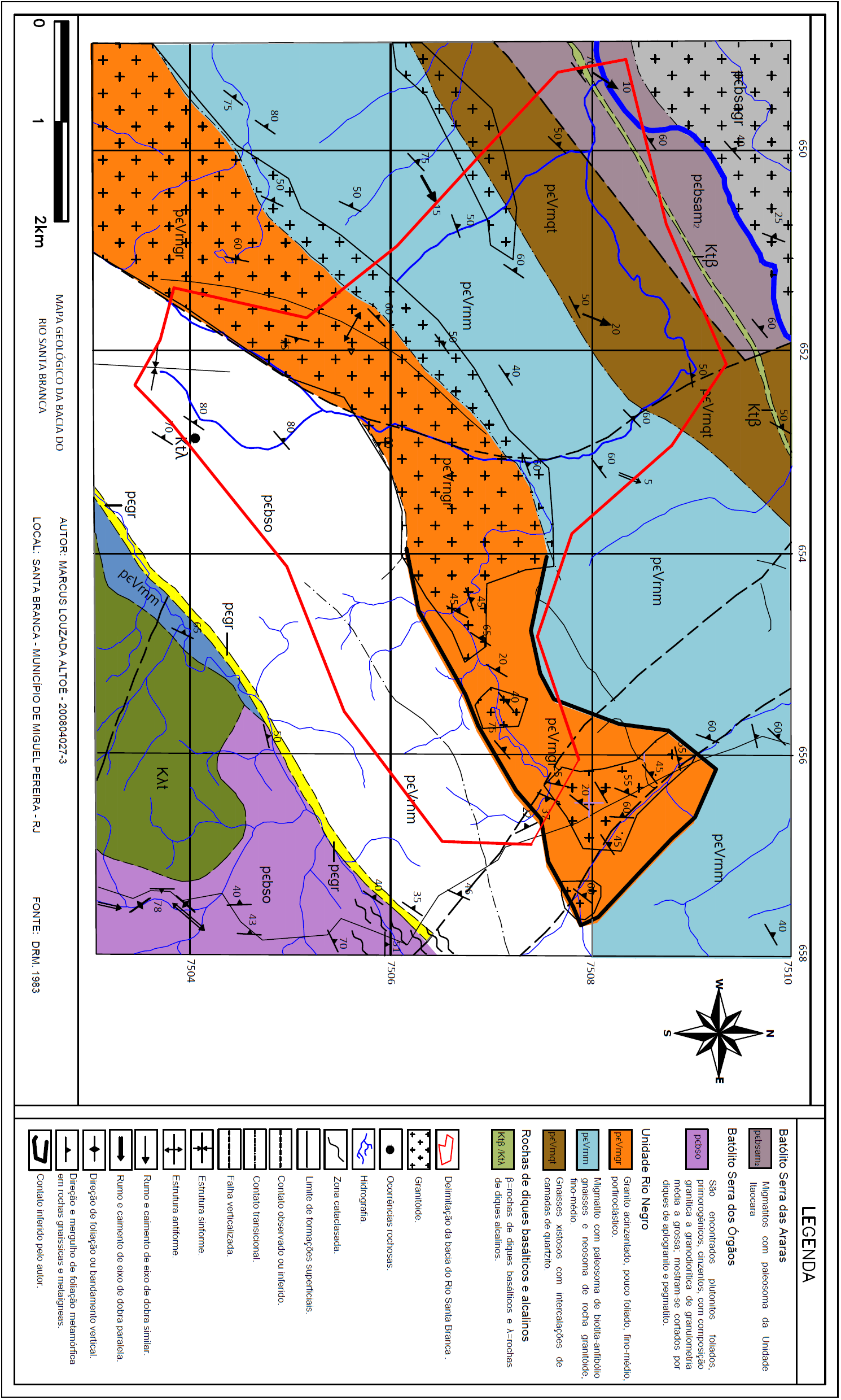 Figura 9 - Mapa geológico da