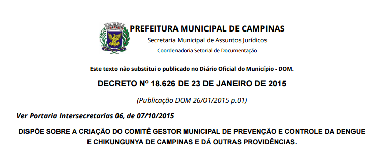 Comitê Gestor Municipal de Prevenção e