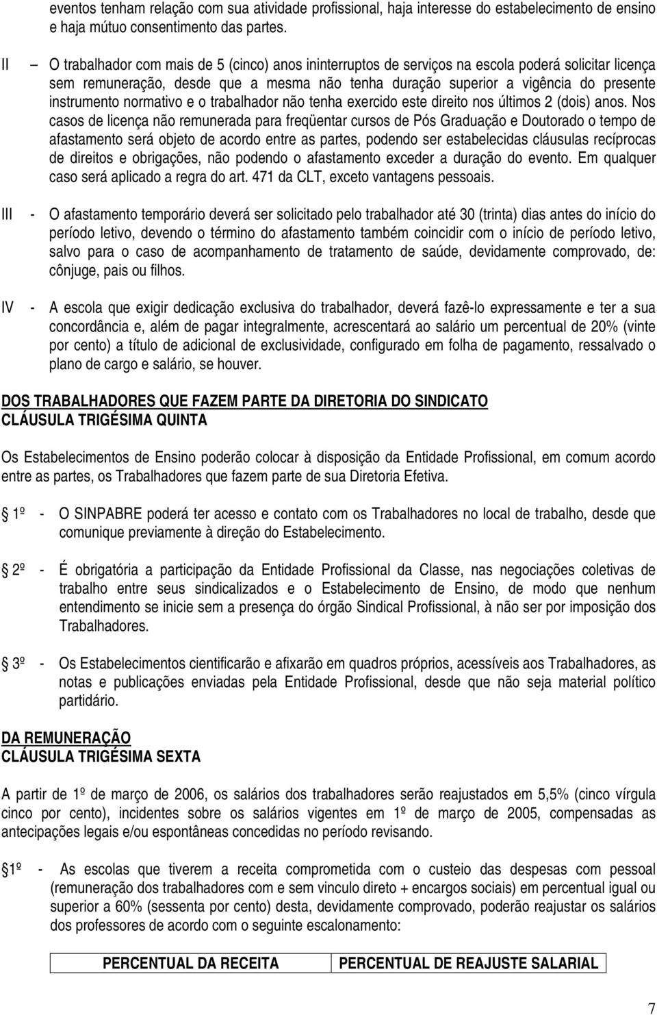 instrumento normativo e o trabalhador não tenha exercido este direito nos últimos 2 (dois) anos.