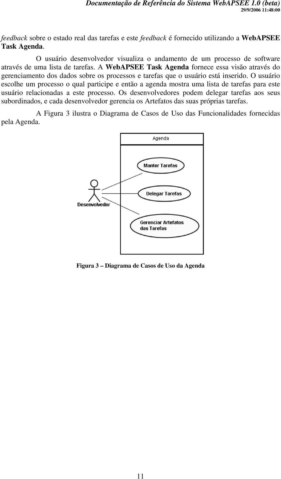 A WebAPSEE Task Agenda fornece essa visão através do gerenciamento dos dados sobre os processos e tarefas que o usuário está inserido.