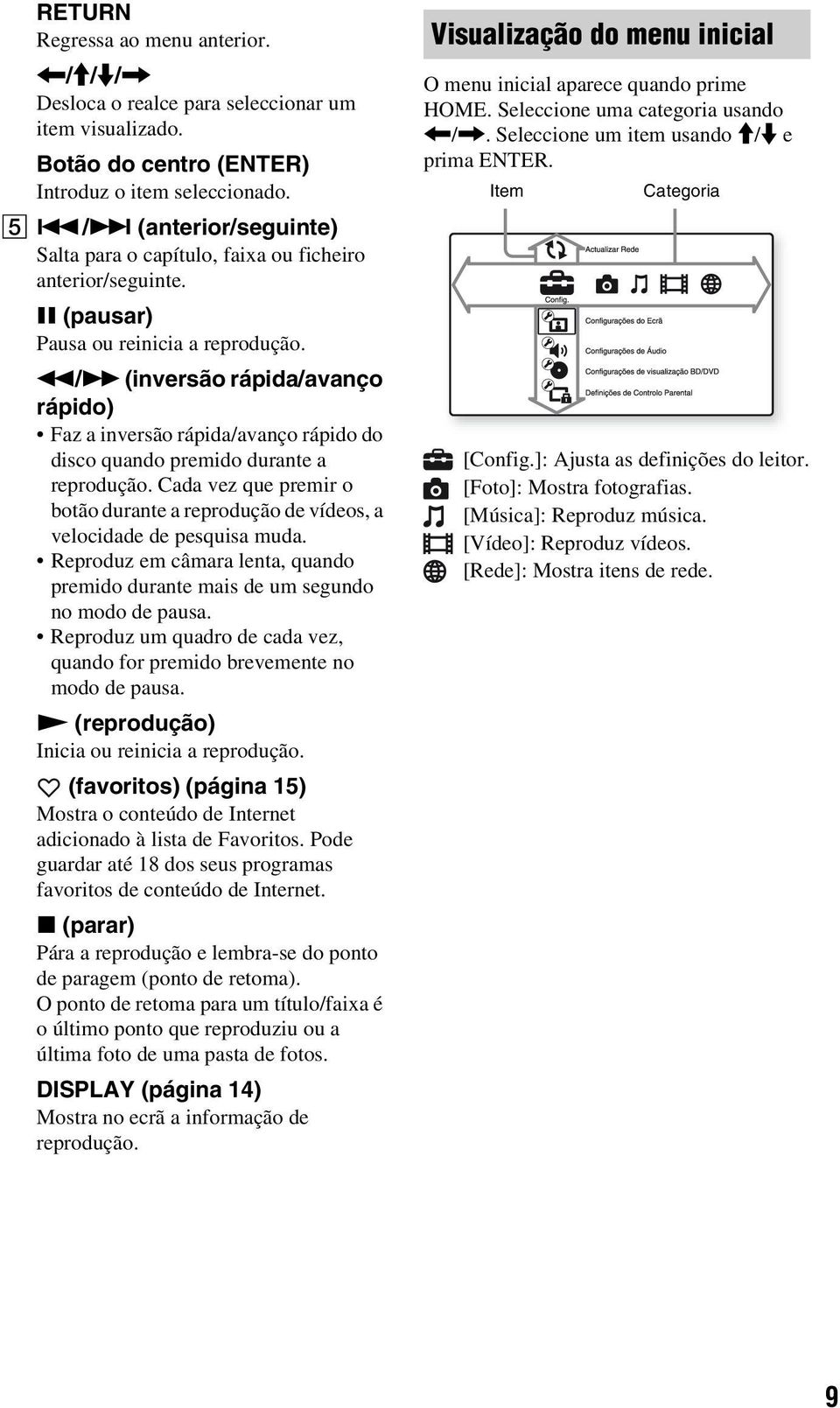 m/m (inversão rápida/avanço rápido) Faz a inversão rápida/avanço rápido do disco quando premido durante a reprodução.