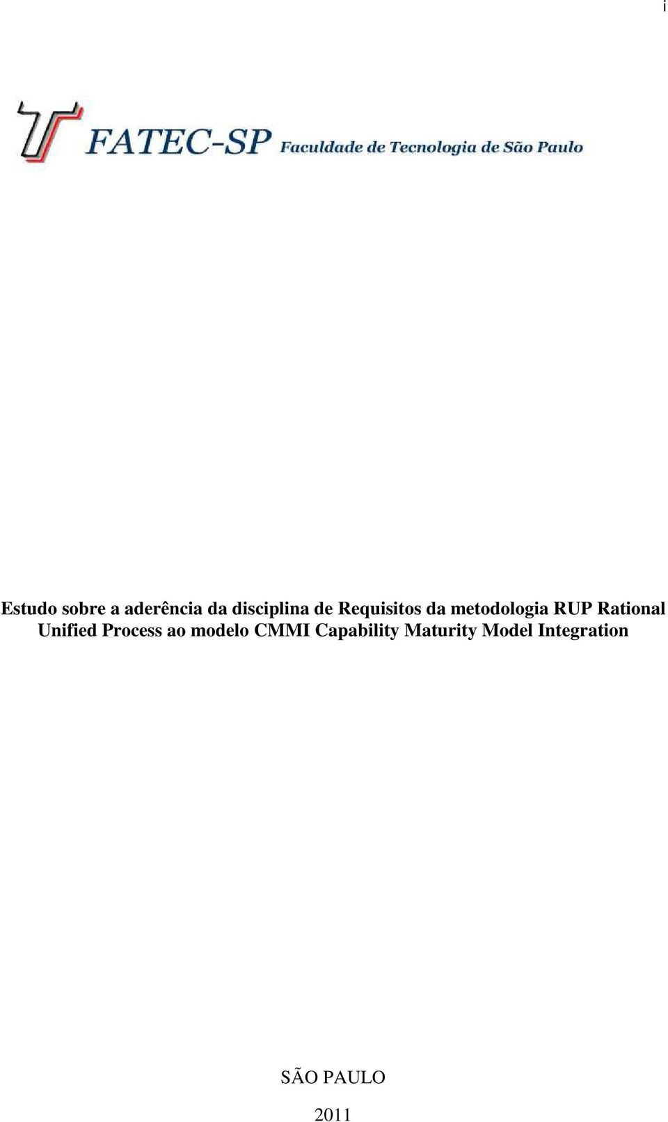 Unified Process ao modelo CMMI Capability