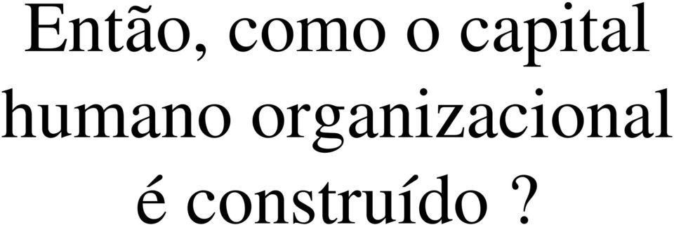 organizacional