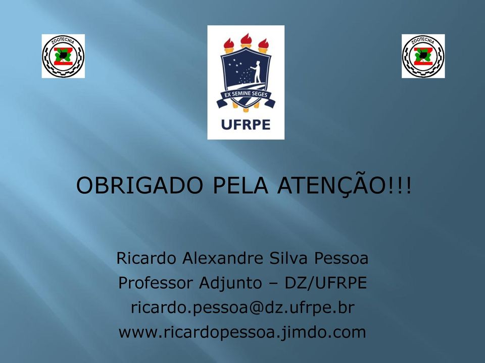 Professor Adjunto DZ/UFRPE ricardo.