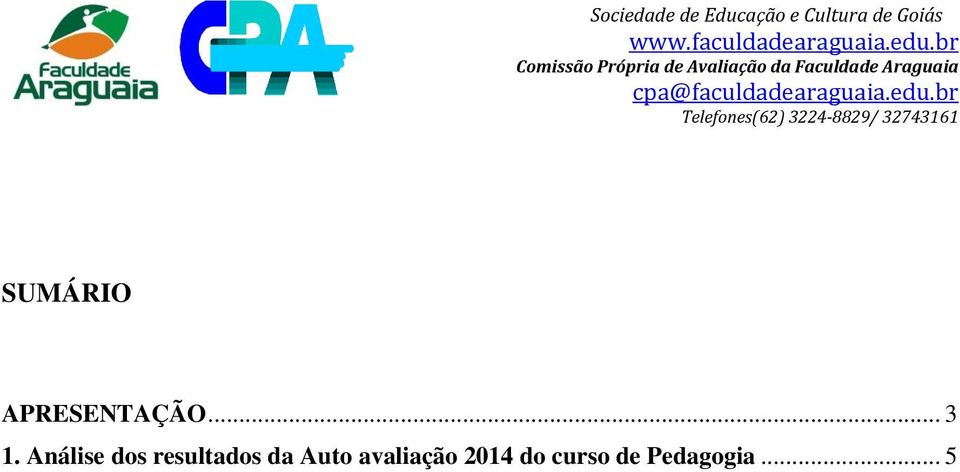 Auto avaliação 2014 do