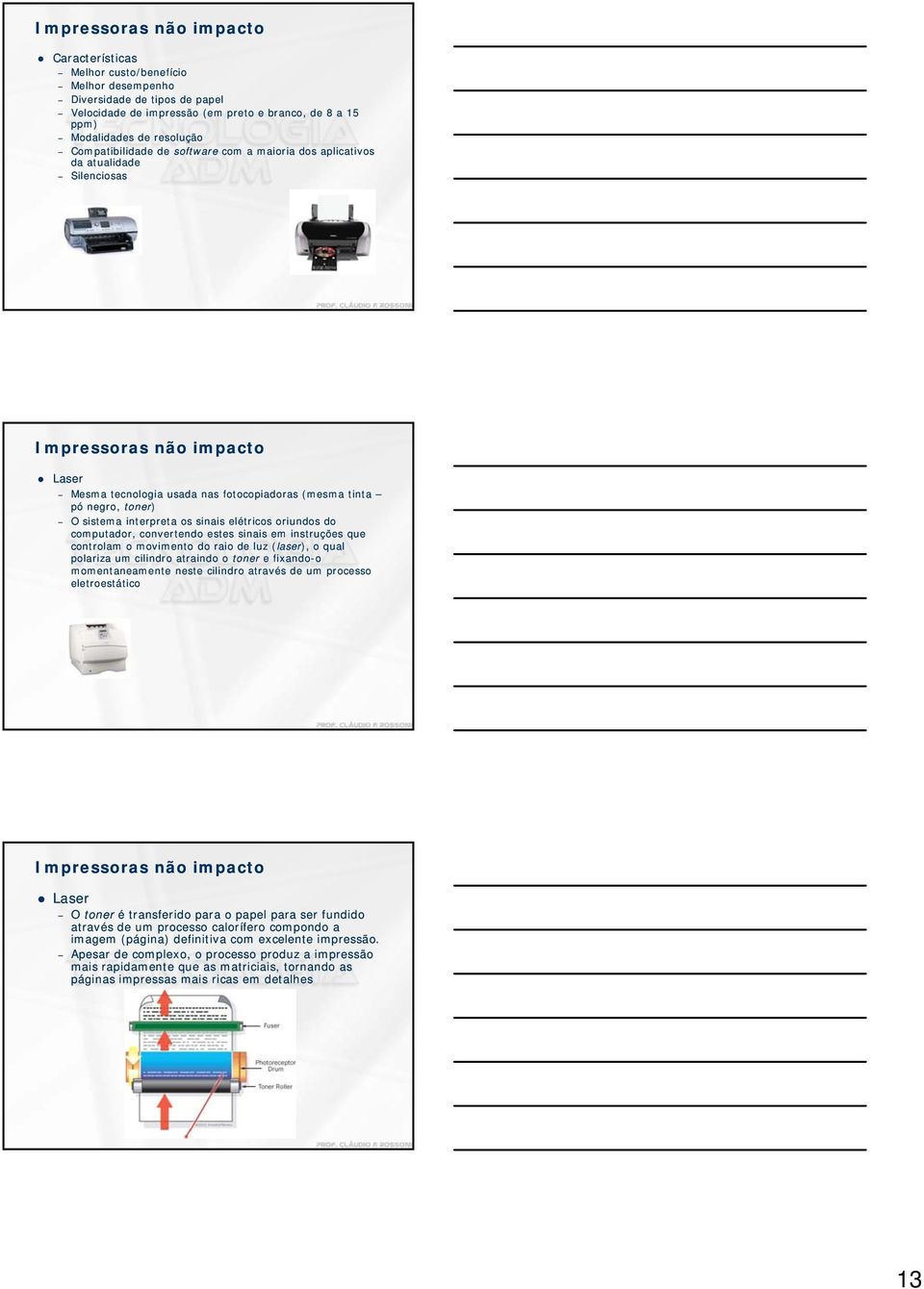 interpreta os sinais elétricos oriundos do computador, convertendo estes sinais em instruções que controlam o movimento do raio de luz (laser), o qual polariza um cilindro atraindo o toner e