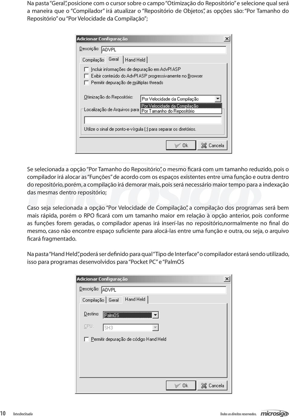 espaços existentes entre uma função e outra dentro do repositório, porém, a compilação irá demorar mais, pois será necessário maior tempo para a indexação das mesmas dentro repositório; Caso seja