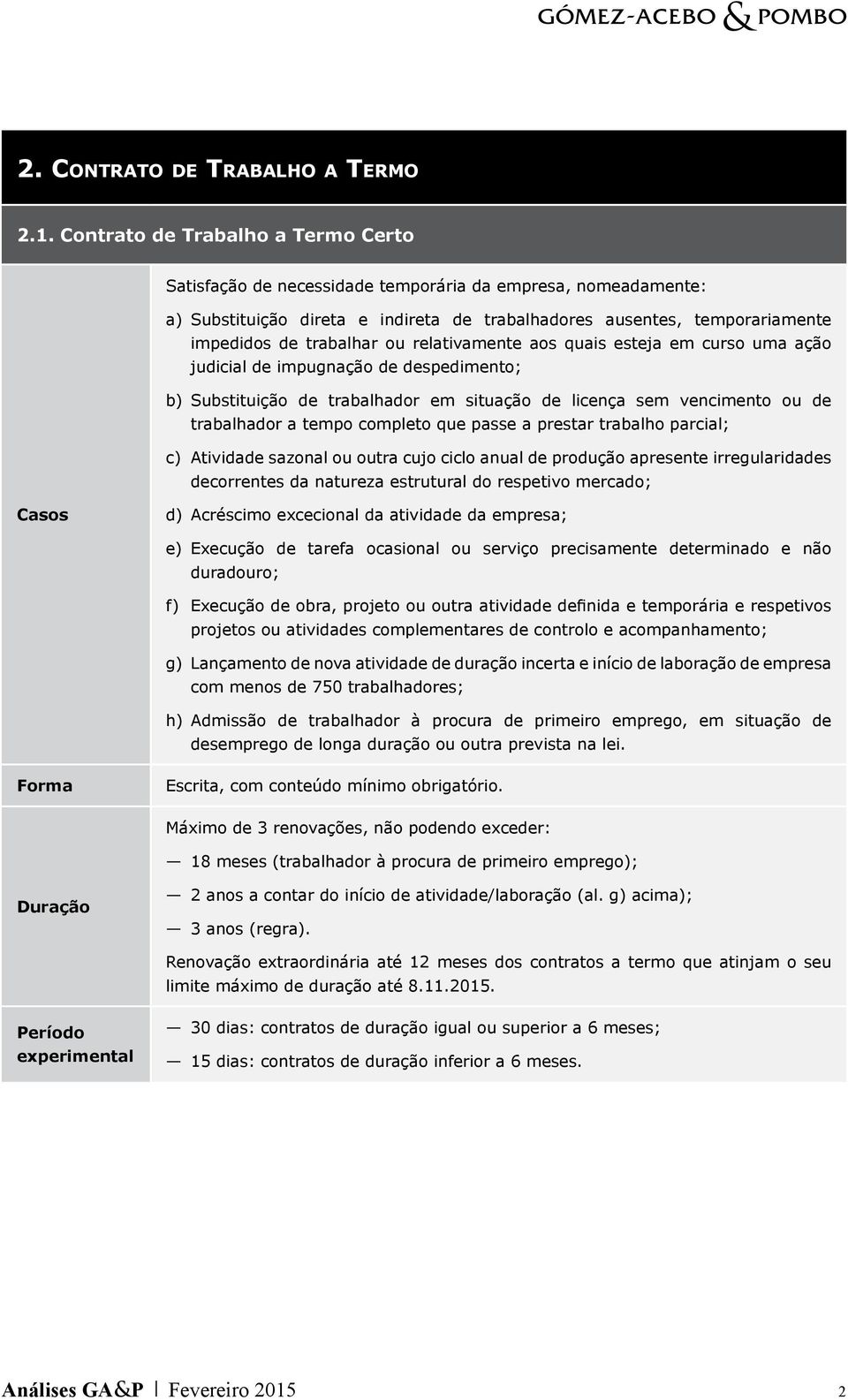 ou relativamente aos quais esteja em curso uma ação judicial de impugnação de despedimento; b) Substituição de trabalhador em situação de licença sem vencimento ou de trabalhador a tempo completo que