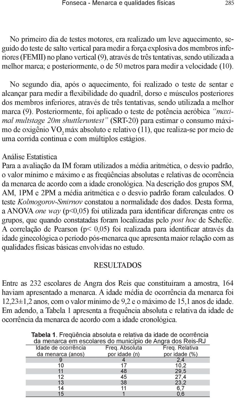 No segundo di, pós o quecimento, foi relizdo o teste de sentr e lcnçr pr medir flexibilidde do qudril, dorso e músculos posteriores dos membros inferiores, trvés de três tenttivs, sendo utilizd