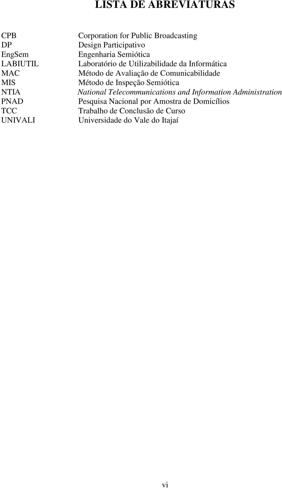 de Avaliação de Comunicabilidade Método de Inspeção Semiótica National Telecommunications and Information