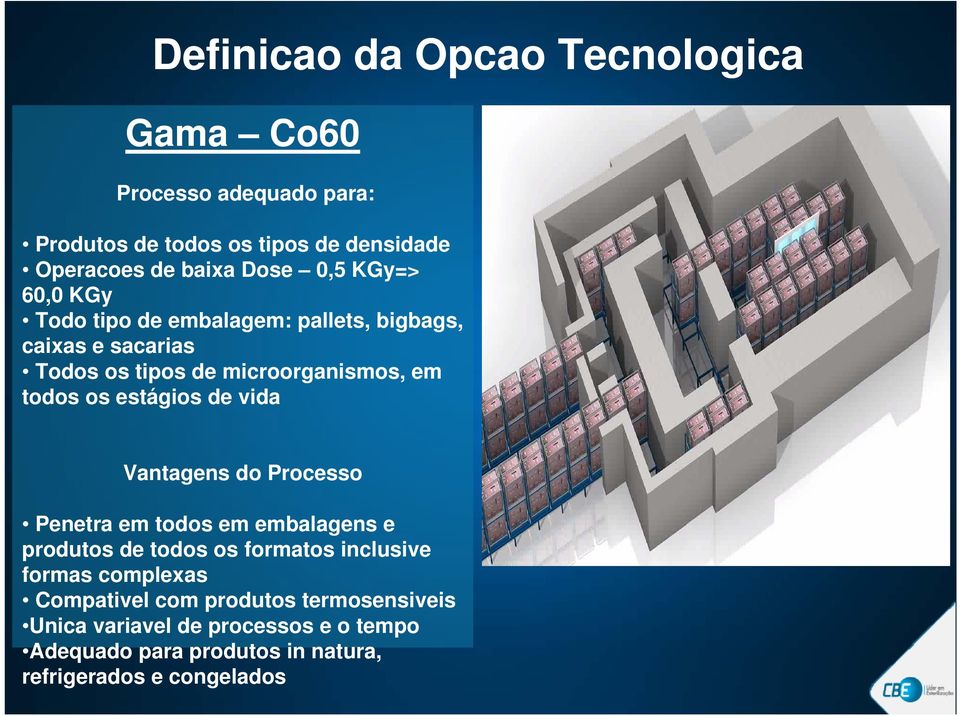 estágios de vida Vantagens do Processo Penetra em todos em embalagens e produtos de todos os formatos inclusive formas complexas