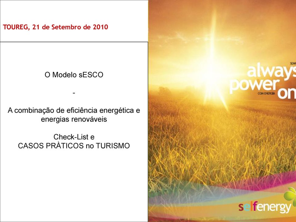 eficiência energética e energias