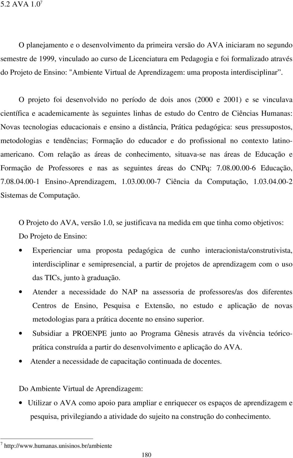 "Ambiente Virtual de Aprendizagem: uma proposta interdisciplinar.