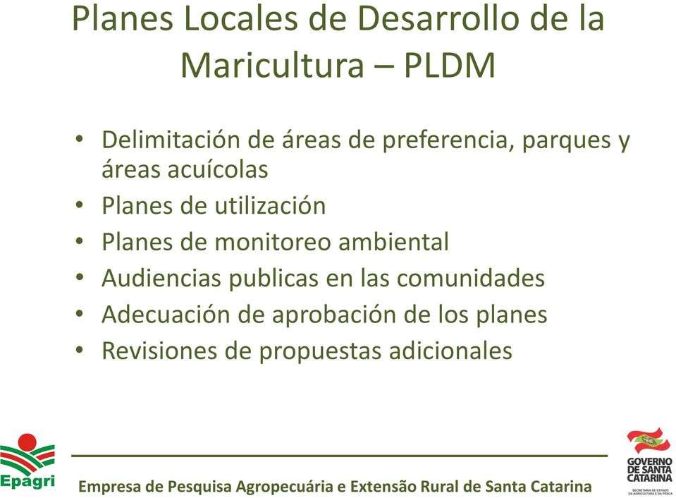 Planes de monitoreo ambiental Audiencias publicas en las comunidades