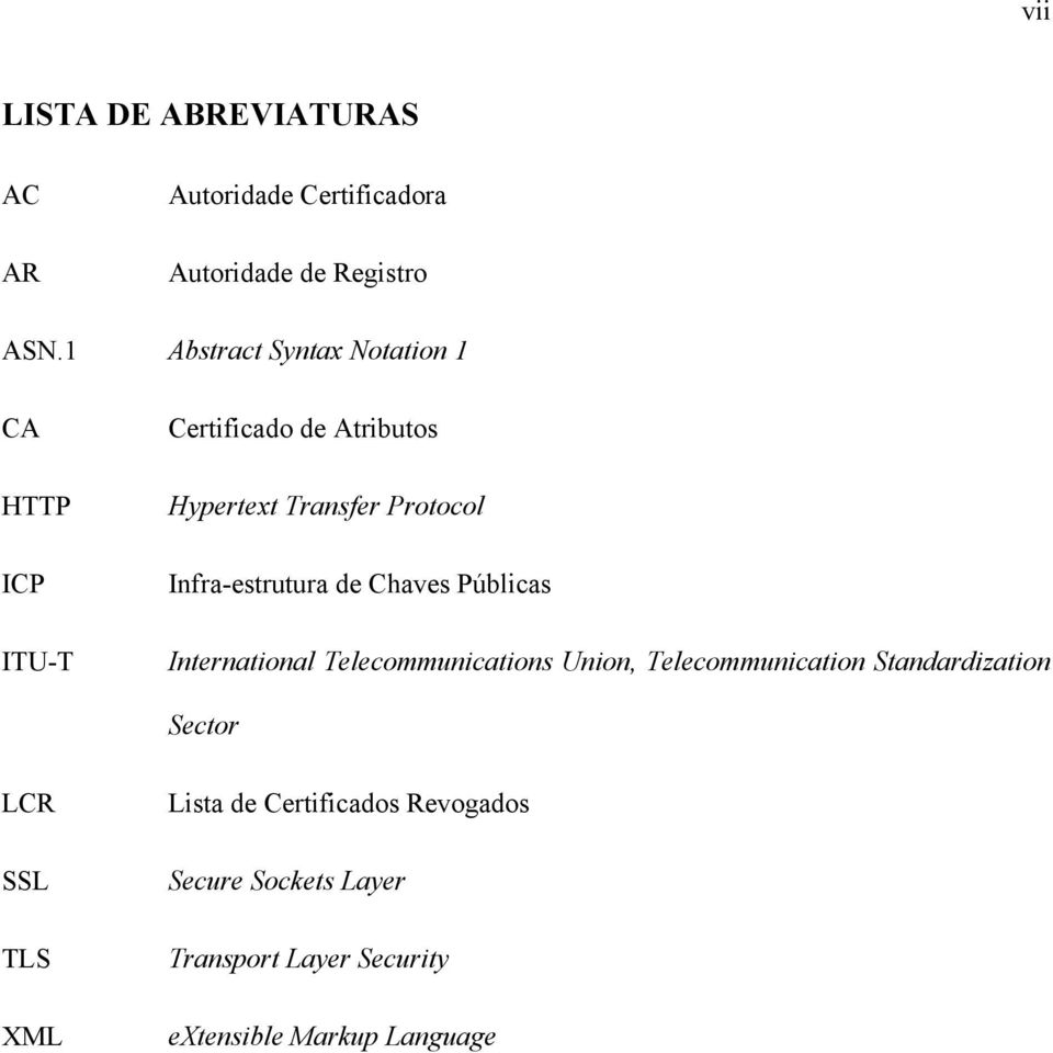 Infra-estrutura de Chaves Públicas International Telecommunications Union, Telecommunication