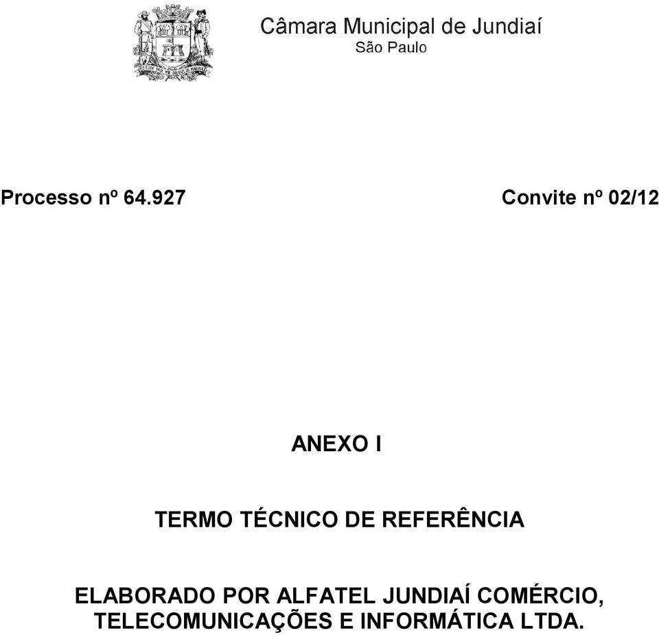 TÉCNICO DE REFERÊNCIA ELABORADO POR