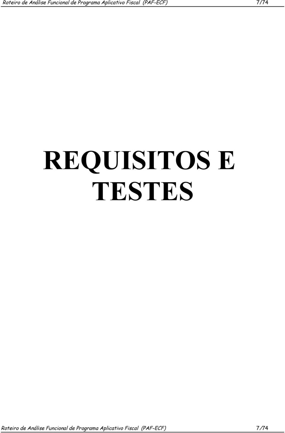 7/74 REQUISITOS E   7/74