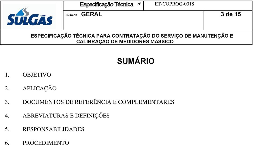 DOCUMENTOS DE REFERÊNCIA E COMPLEMENTARES