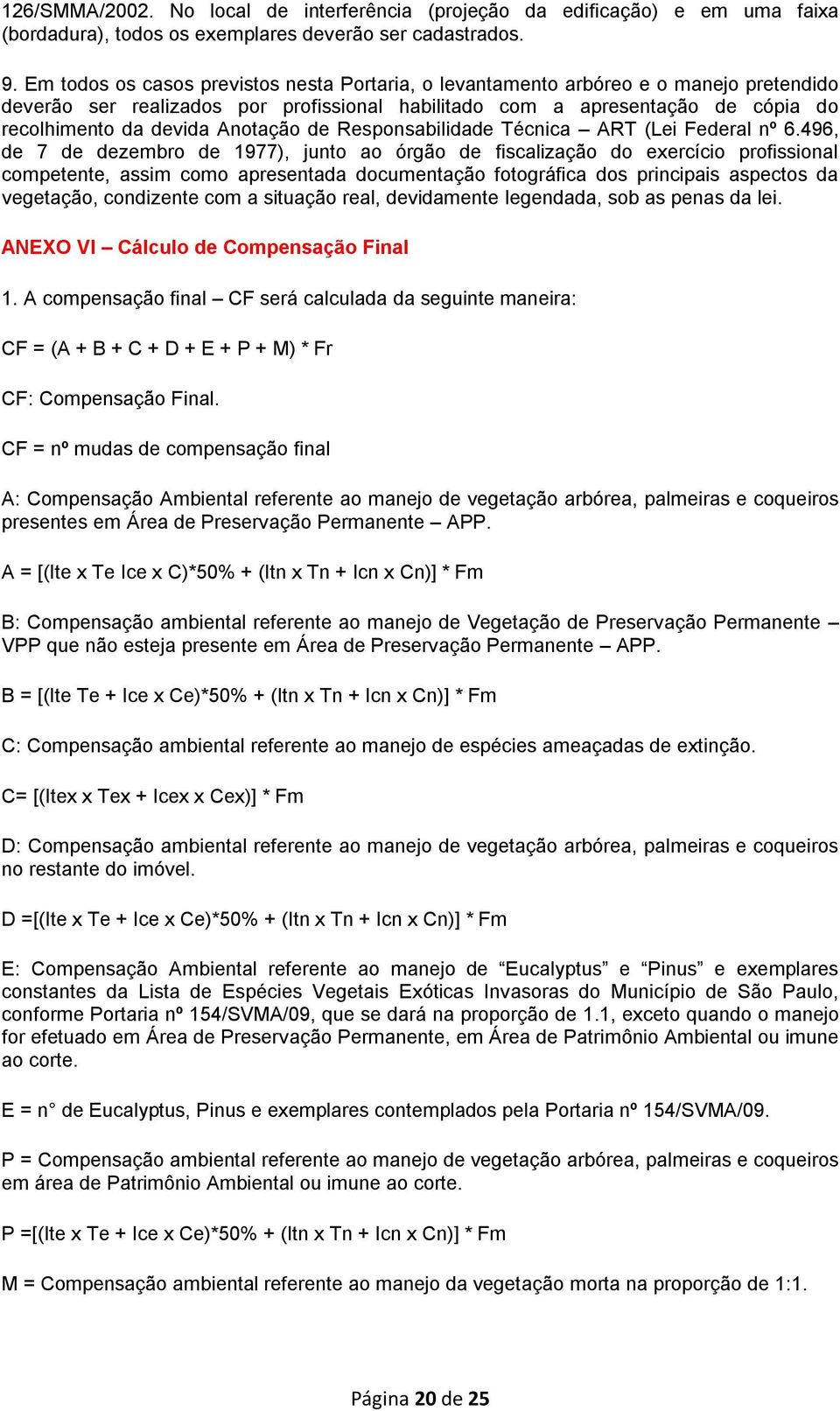 Anotação de Responsabilidade Técnica ART (Lei Federal nº 6.