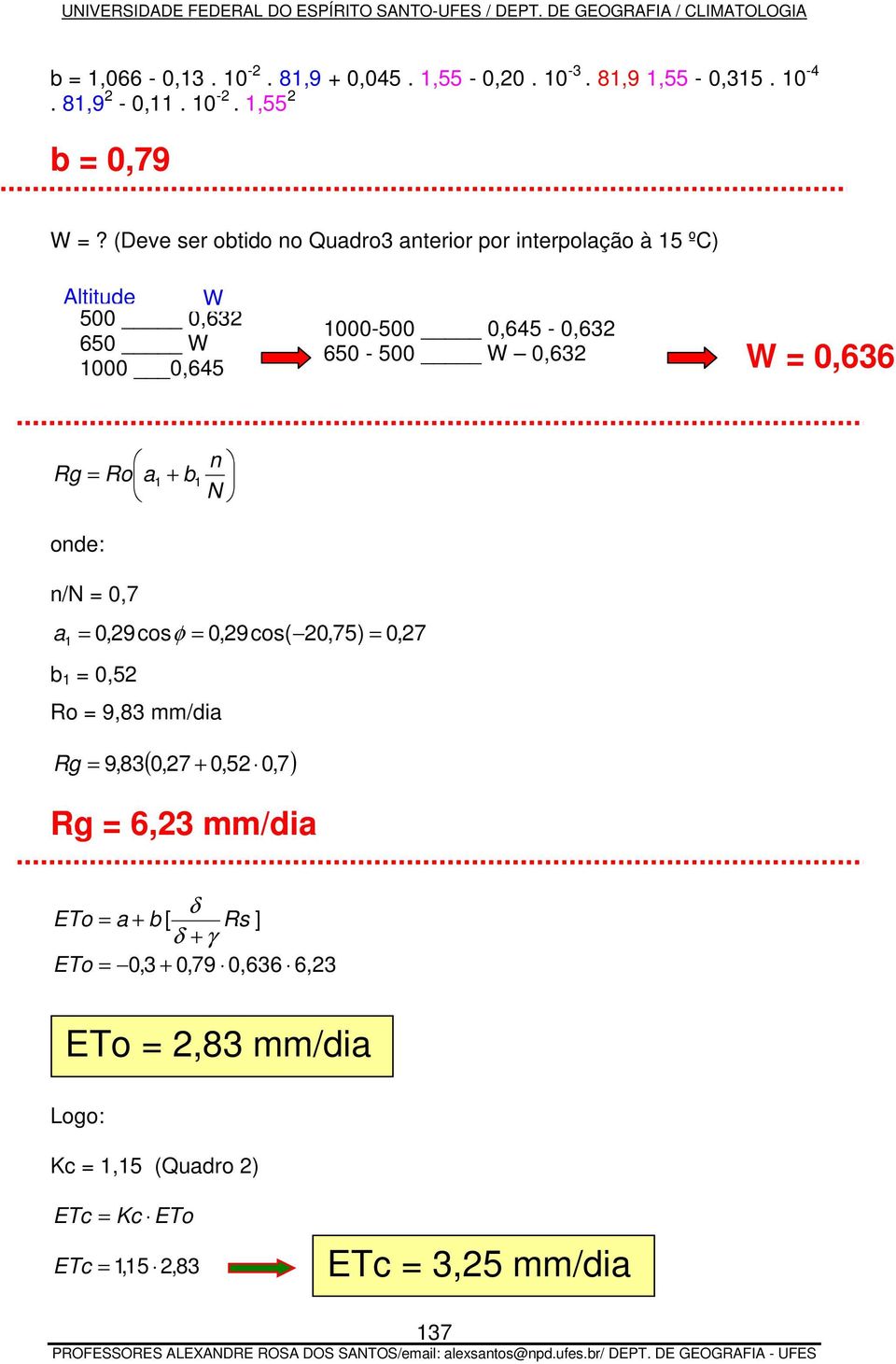 0,636 Rg = Ro a1 + b1 onde: n/n = 0,7 n N a 1 = 0,29 cosφ = 0,29 cos( 20,75) = 0,27 b 1 = 0,52 Ro = 9,83 mm/dia ( 0,27 + 0,52 0,7 ) Rg = 9,83