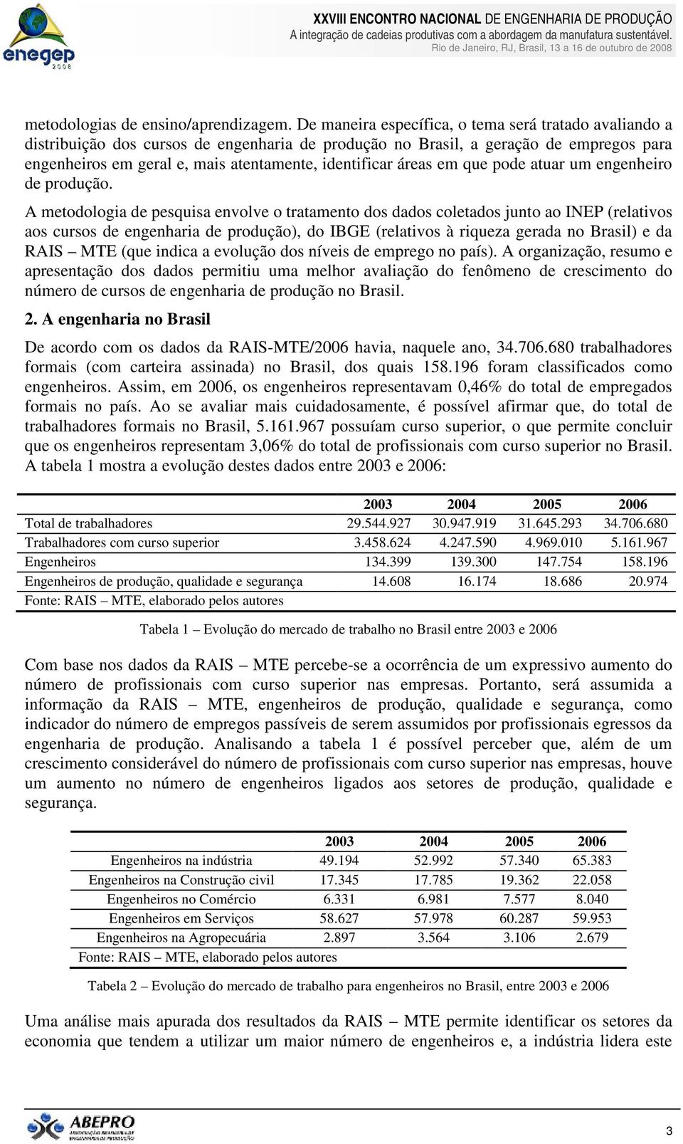 áreas em que pode atuar um engenheiro de produção.