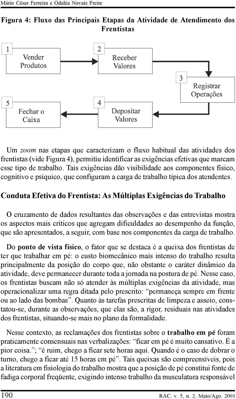 Tais exigências dão visibilidade aos componentes físico, cognitivo e psíquico, que configuram a carga de trabalho típica dos atendentes.