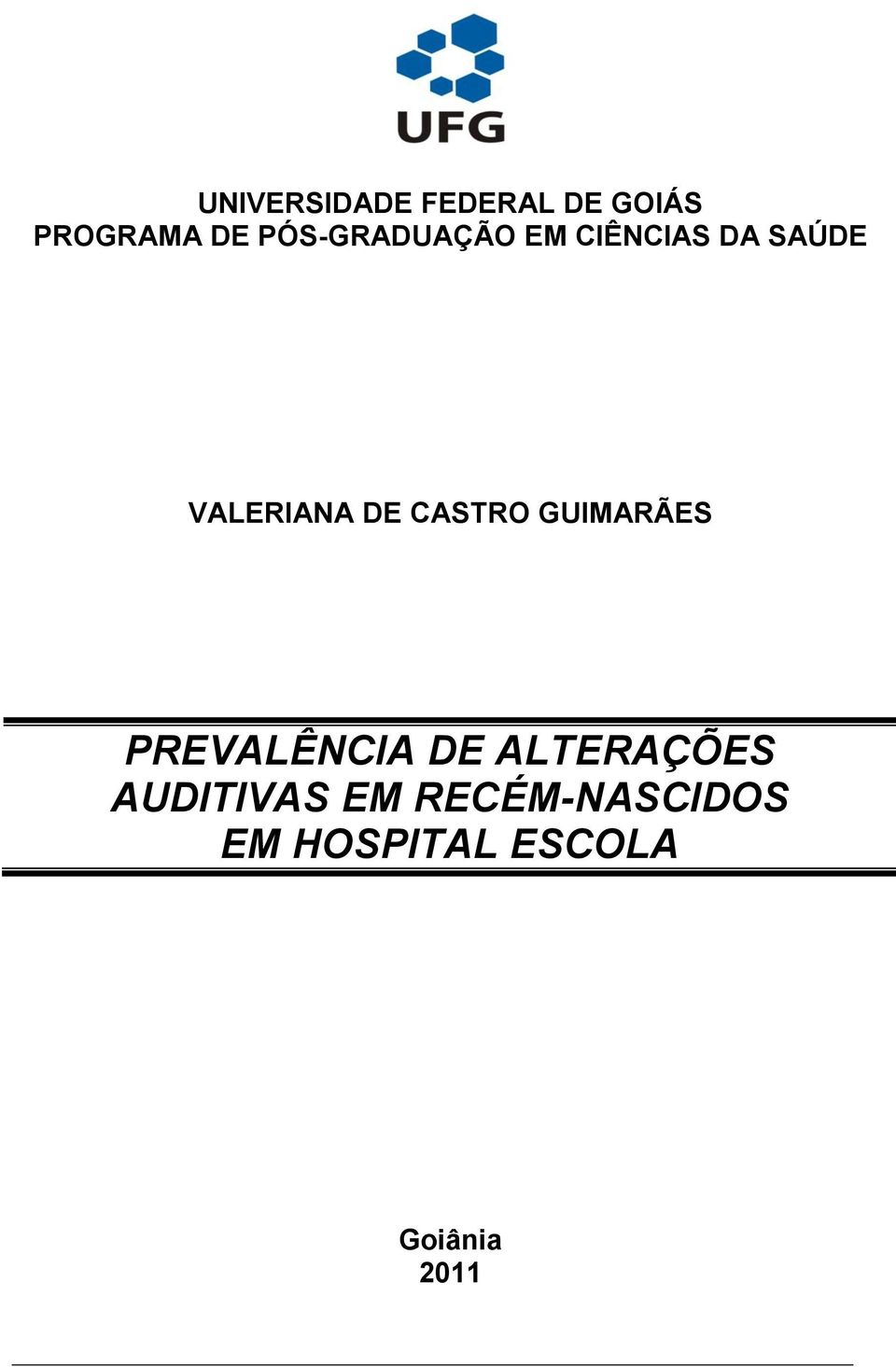 CASTRO GUIMARÃES PREVALÊNCIA DE ALTERAÇÕES