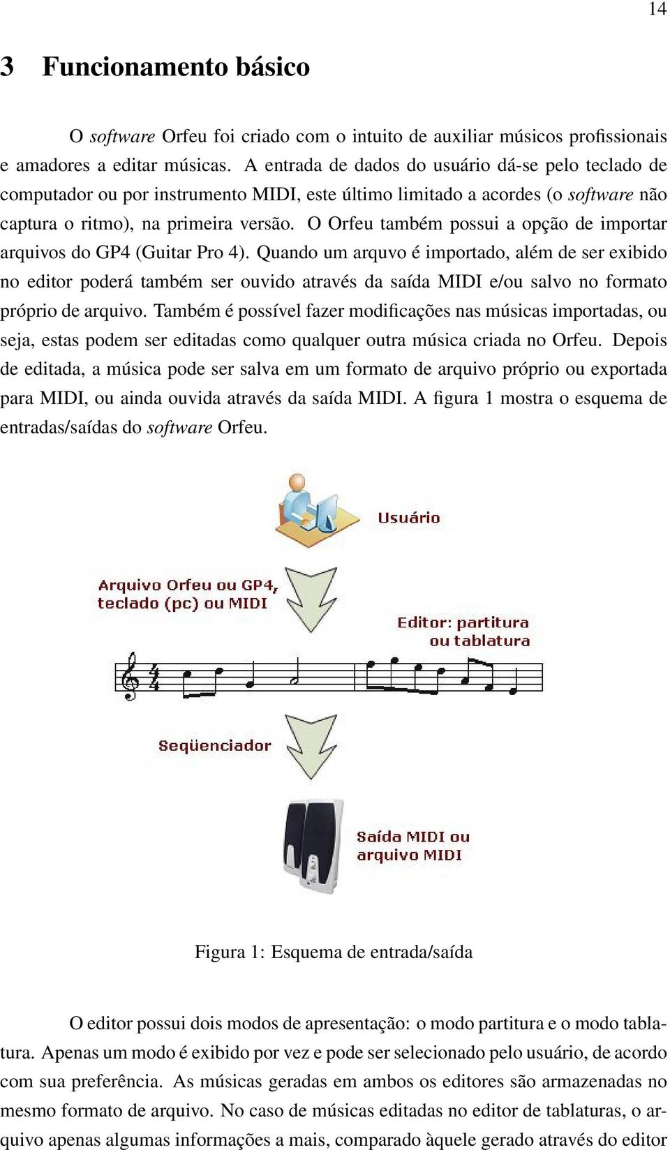 O Orfeu também possui a opção de importar arquivos do GP4 (Guitar Pro 4).