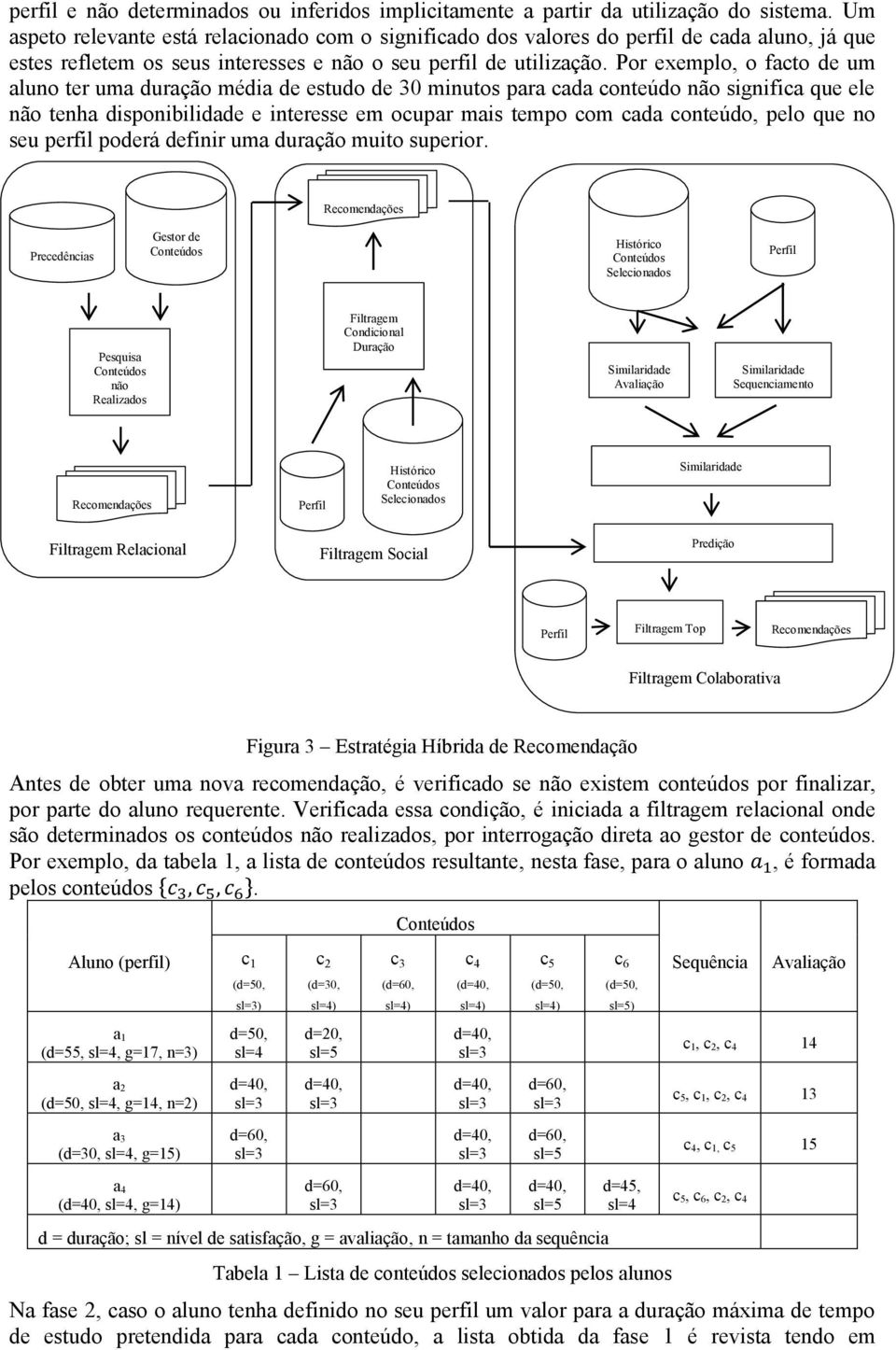 Por exemplo, o facto de um aluno ter uma duração média de estudo de 30 minutos para cada conteúdo não significa que ele não tenha disponibilidade e interesse em ocupar mais tempo com cada conteúdo,